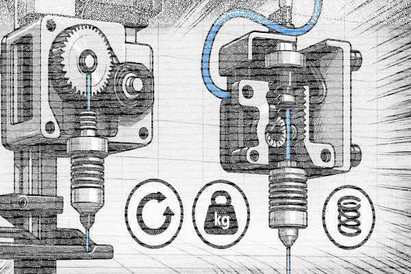 Welche Extrudertypen gibt es im 3D Druck und wo liegen die jeweiligen Vor- und Nachteile. - 
