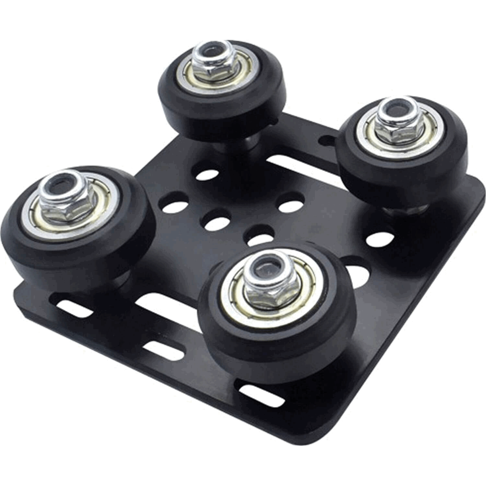 1Set 2020/2040 V-slot Aluminium Profile Rär 3D Drucker CNC DIY Teile Für Openbuilds V Gantry Plat spezielle Gleitplatte Pulley  7