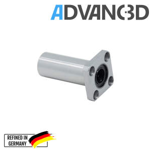 Advanc3D Linear Flansch Kugellager LMK10LUU beidseitig geschlossen 30 x 30 mm Flansch vorne