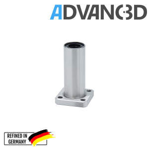 Advanc3D Linear Flansch Kugellager LMK10LUU beidseitig geschlossen 30 x 30 mm Flansch seite