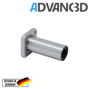 Advanc3D Linear Flansch Kugellager LMK10LUU beidseitig geschlossen 30 x 30 mm Flansch detail