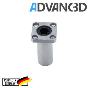 Advanc3D lineær flangekugleleje LMK10LUUU lukket på begge sider 30 x 30 mm flange