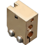 Advanc3D Brass Heating Block For DaVolcano Nozzle Hot Ends Heating Block RepRap 3D Printer