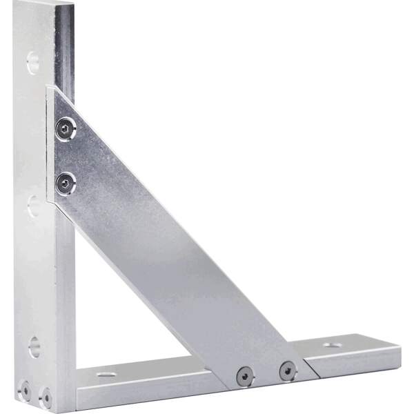 AL-KO Haltelasche Zum Anschrauben 46x42 Mm - Winkel Für Steckstütze Feuerverzinkt