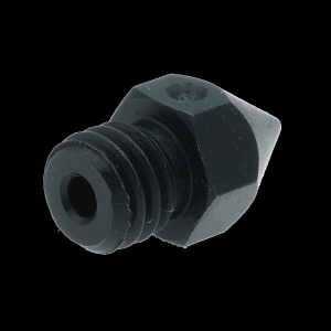 Advanc3D MK8 Nozzle schwarz gehärtet 0.4mm für 1.75mm Filament spitze Ausführung detail