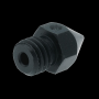 Advanc3D MK8 Nozzle schwarz geh&auml;rtet 0.4mm f&uuml;r 1.75mm Filament spitze Ausf&uuml;hrung detail