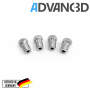 Advanc3D V6 Style Nozzle aus Edelstahl X 8 CrNiS 18 9 in 0.4mm f&uuml;r 1.75mm Filament detail
