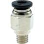 Advanc3D Push Fit PTFE Bowden PC4-M6 Kupplung 3D Drucker 4mm M6 Schnellverbinder seite