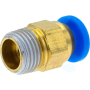 Advanc3D Push Fit PTFE Bowden-koppling PC4-R1/8 tum 3D-skrivare 4mm snabbkoppling