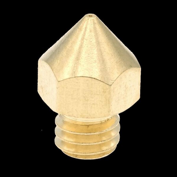 Advanc3D MK8 Nozzle aus Messing CuZn37 in 0.4mm f&uuml;r 1.75mm Filament vorne