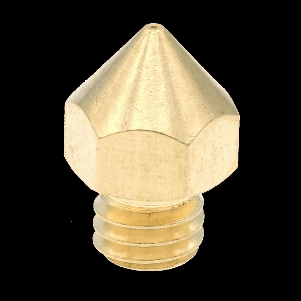 Advanc3D MK8 Nozzle aus Messing CuZn37 in 0.4mm für 1.75mm Filament vorne