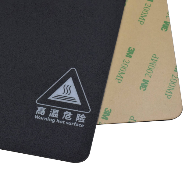 Advanc3D Druckbettbeschichtung 235x235mm selbstklebende Folie schwarz seite