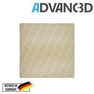 Advanc3D Print bed coating 235x235mm zelfklevende film zwart