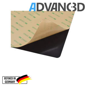 Advanc3D Print bed coating 235x235mm självhäftande film svart