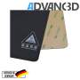 Advanc3D print bed coating 235x235mm self adhesive film black