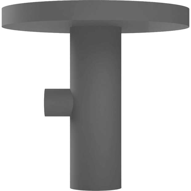 Advanc3D hook holder suitable for Kitchen Aid &reg; Color: Dark gray 1x KA1K