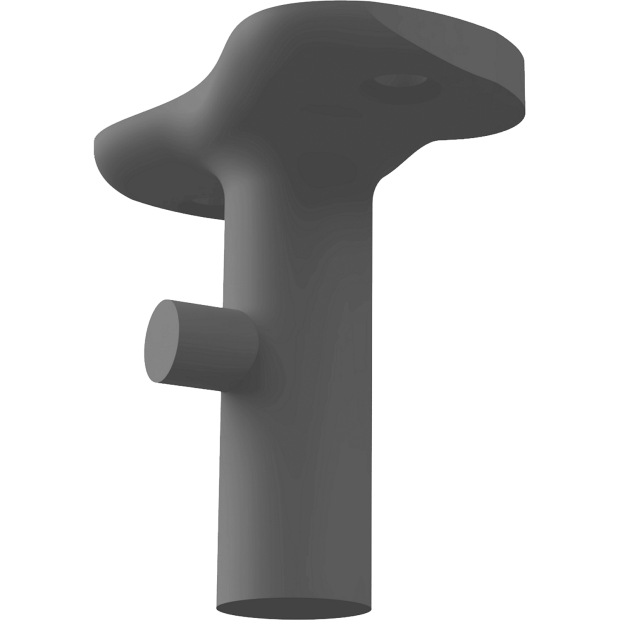 Advanc3D hook holder suitable for Kitchen Aid &reg; Color: Dark gray 1x KA3S