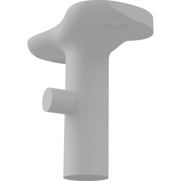 Advanc3D hook holder suitable for Kitchen Aid &reg; Color: Light gray 1x KA3S