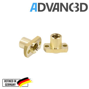 Advanc3D Trapez Gewinde Mutter TR 8 8mm Steigung Lochkreis f&uuml;r Creality seite