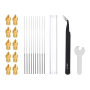 Advanc3D MK7 Nozzle Kit Set aus Messing CuZn37 in 0.4mm f&uuml;r 1.75mm Filament mit Zubeh&ouml;r