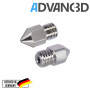 Advanc3D MK7 Nozzle aus gehärtetem Stahl C15 in 0.4mm für 1.75mm Filament