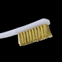 Advanc3D Sturdy cleaning brush for 3D printer hotends with gentle brass bristles.