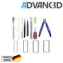 Advanc3D 18 Piece 3D Printer Accessory Kit from Advanc3D