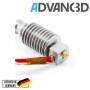 Advanc3D V5 JHead Hotend 0.4mm / 1.75mm für 3D Drucker mit JHead Hotends vorne