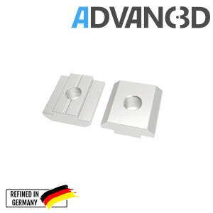 Advanc3D Nutenstein M5 T-Nuts Square Nut 20 Profile (European Standard) vorne