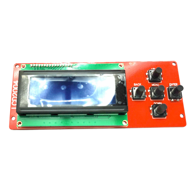BigTreeTech LCD ControllerScreen Display LCD2004 mit 5 Tastern für  CTC Bizzer, Geeetech i3 vorne