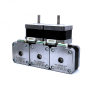 3D Drucker Hyprid Stepper Motor 300-450 nMm 3,3-5V 1-1,5A f&uuml;r viele Modelle 42SHD0034-18A Set aus 5 Gebraucht