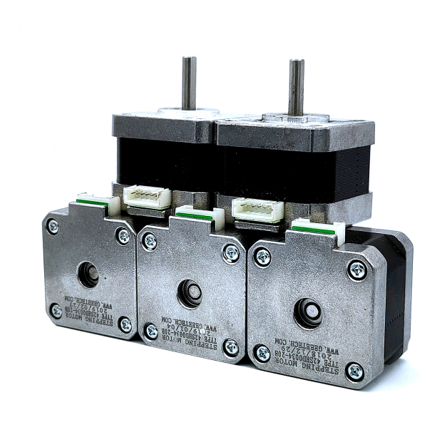 3D-Drucker Hyprid Stepper Motor 300-450 nMm 3,3-5V 1-1,5A  42SHD0034-20B Set aus 5 Gebraucht