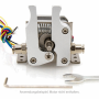 Advanc3D Universal Extruder Kossel Bowden kan bruges p&aring; begge sider med monteringsbeslag EOL