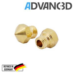 Advanc3D MK10 Nozzle aus Messing CuZn37 in 0.4mm für...