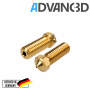 Advanc3D DaVolcano Nozzle aus Messing CuZn37 in 0.6mm für 1.75mm Filament vorne