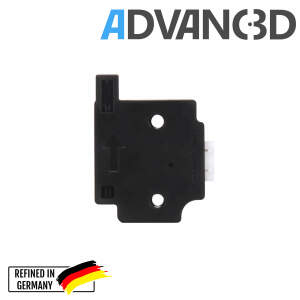 Advanc3D Filament run out Sensor Fühler für 3D Drucker 1.75mm Filament mit Kabel schwarz seite