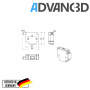 Advanc3D Filament run out Sensor Fühler für 3D Drucker 1.75mm Filament mit Kabel schwarz