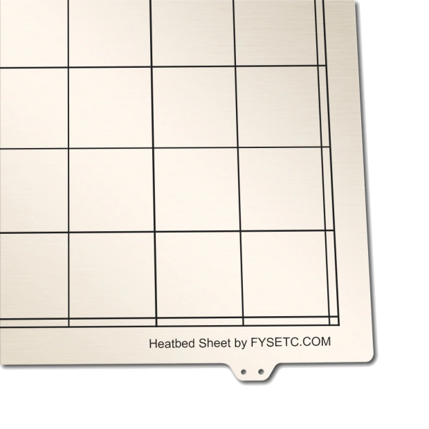 FYSETC Flexible Federstahldruckplatte mit glatter doppelseitiger PEI-Schicht
