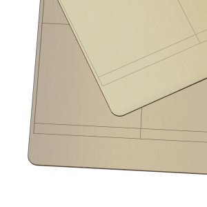 Flexible Federstahldruckplatte mit glatter doppelseitiger PEI-Schicht