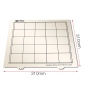 Flexible Federstahldruckplatte mit glatter doppelseitiger PEI-Schicht  f&uuml;r 310x310mm