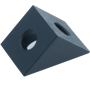 Advanc3D dreieckiger Aluminium Block für V-slots Eckversteifung