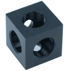Cube corner V-slot three-way corner bracket corner cube...