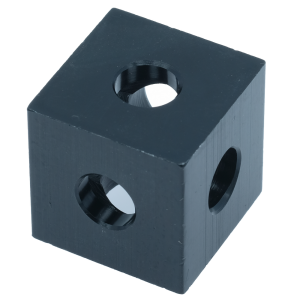 Cube corner V-slot three-way corner bracket corner cube...