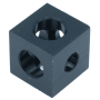 Advanc3D würfelförmiger Aluminium Block für V-slots Eckversteifung