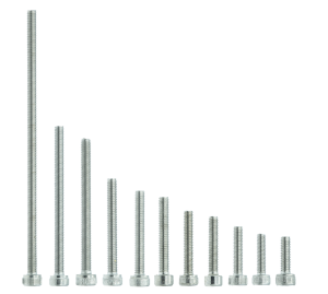 Advanc3D M3 DIN 912 A2 Zylinderschrauben mit Innensechskant M3x12mm x100 seite