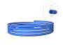 Advanc3D 3x4mm Pneumatik PTFE Schlauch 1m für 3.00mm Filament Tube 3d Drucker vorne