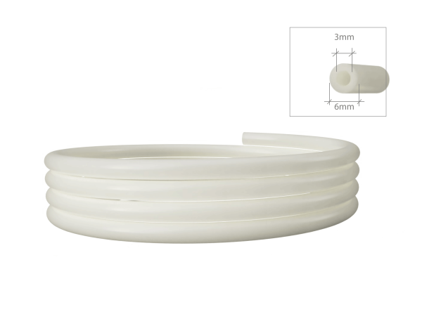 Advanc3D 3x6mm Pneumatik PTFE Schlauch 1m f&uuml;r 3.00mm Filament Tube 3d Drucker vorne