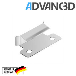 Advanc3D 4x Heizbett Klammer lang Build Platform Glass Retainer Back für Ultimaker Ender A10 seite