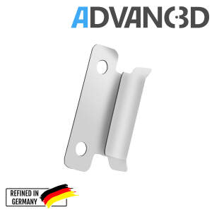 Advanc3D 4x Heizbett Klammer lang Build Platform Glass Retainer Back für Ultimaker Ender A10