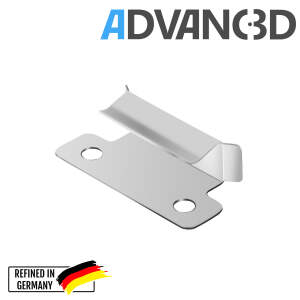 Advanc3D 4x Heizbett Klammer lang Build Platform Glass Retainer Back für Ultimaker Ender A10